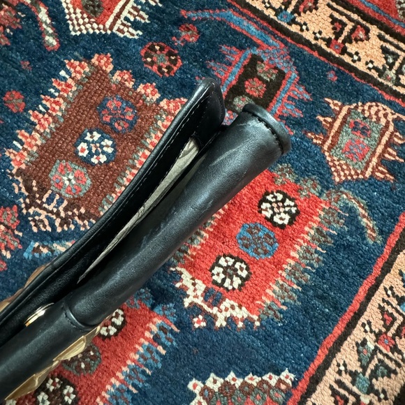 Michael Kors Calista Black Stud Clutch / Handbag - Picture 4 of 6